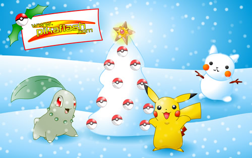 Pokemon Christmas Bash Wallpaper